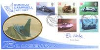 Donald Wales Bluebird Land Speed Record Rare Benham Hand Signed FDC