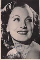 Doreen Harris Of Music Duo BBC Radio Leon Cortez 1940s Hand Signed Photo