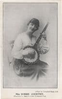 Dorrie Courtney Prison Banjo Performer Soloist Antique Postcard
