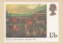 Dorsett Ferry Windsor Medieval Racing Horse Race in 1684 Postcard