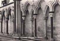 Double Arcading Lincoln Cathedral Real Photo Postcard