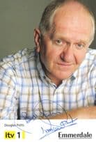 Douglas Potts Emmerdale RARE Hand Signed Cast Card Photo