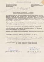 Dr Heinz Tiedermann Berlin German Biologist Chemist Hand Signed Letter