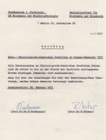 Dr Heinz Tiedermann German Physician Biology Chemist Hand Signed Letter