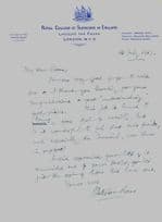 Dr James Paterson Ross Historic Royal Surgeon To Queen Elizabeth II Hand Signed Letter