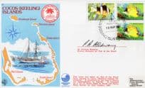 Dr Patricia Holdway Marine Biologist Cocos Islands Hand Signed 1980 FDC
