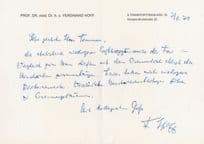 Dr Robert Schwyzer Swiss Scientist Angiotensin Drug Hand Signed Photo