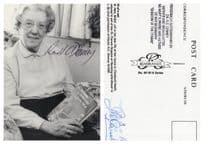 Dr Ronald Denney of Eva Hart Titanic Ship Survivor Book Hand Signed Postcard
