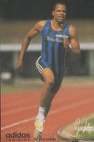 Du Aine Ladejo European Athlete Olympic Games Hand Signed Photo