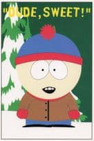 Dude Sweet Stan South Park TV Show Postcard