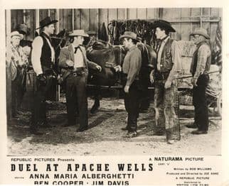 Duel At Apache Wells Jim Davis Ben Cooper Western Film Vintage 10x8 Photo