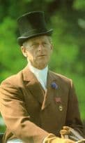 Duke Of Windsor in 1982 on Horseback Royal Family Postcard