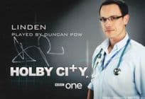 Duncan Pow as Linden BBC Holby City Hand Signed Cast Card Photo