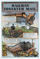 Dundee Cape Town LNWR Manchester Mail Train Disaster Postcard