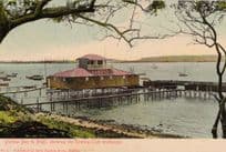 Durban Bay & Bluff Rowing Club Boat House South Africa Old Postcard