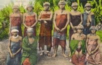 Durban South African Native Women Antique Postcard