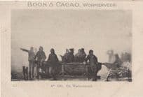 Dutch Great Flood Disaster in 1861 Antique Cacao Trade Card