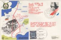 Dutch Paris Line RAF Escaping Society Hand Signed 1980 Military FDC