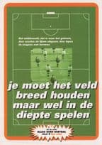 Dutch Subbuteo Football Table Game Voetbal Advertising Postcard