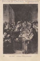 Dwaze Tulpenhandel Tulip Flower Trade in 1637 Dutch Trade Card