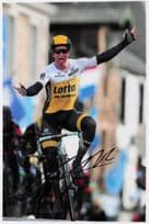 Dylan Groenewegen Dutch Cyclist 2016 Tour De Yorkshire 12x8 Hand Signed Photo