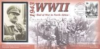 Earl Alexander Of Tunis North Africa War 1943 WW2 Benham Hand Signed FDC