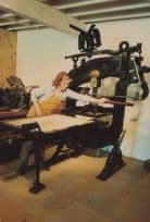 East Anglian Daily Times Printers Shop Display Suffolk Postcard