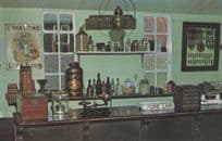 East Anglian Post Victorian Shop Butter Chemists Corn Flour Postcard