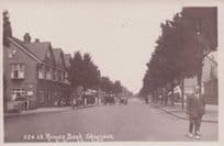 Eccentric Man at Roman Bank Skegness Lincs Old Real Photo Postcard