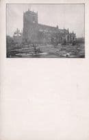 Eccles Parish Church Lancashire Antique Postcard