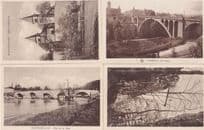 Echternach Pont De La Sure Adolphe Eglise Paroissiale 4x Luxembourg Postcard s