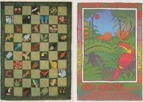 Ecuador Rainforest 2x Political 1980s Postcard s