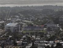 Eden Park Auckland Cricket New Zealand Stadium Aerial Postcard