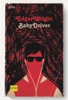 Edgar Wright Baby Driver Film Movie As Rare Old Book Cover Postcard