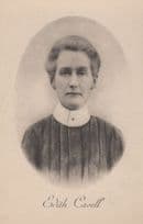 Edith Cavell Norwich Military WW1 Nurse Antique French Postcard