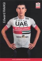 Edward Ravasi Italian UEA Arab Emirates Cyclist Team Postcard