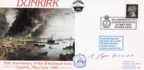 Edwin Glynn Dragoon Guards WW2 Dunkirk Medal Hand Signed FDC