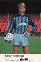 Edwin Zoetebier FC Volendam PB Football Postcard