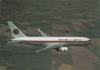 Egypt Air Boeing 767-266 ER SU-GAH Plane Aircraft Rare Postcard
