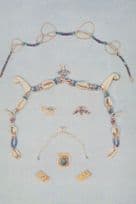 Egyptian Jewellery Nubkheperre Inyotef Dynasty XVII Egypt Gold Museum Postcard