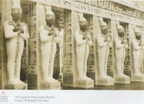 Egyptian Monument Figures at Crystal Palace London Postcard