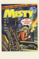 Egyptian Mummy Comes To Life Misty 1970s Horror Comic Book Postcard