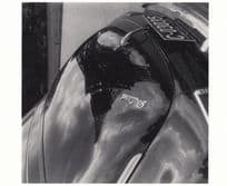 Eiffel Tower Reflection On La Packard Classic Car French France Bonnet Postcard