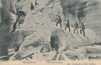 Eigergletscher Gletscherbesteigung Old Switzerland Postcard