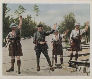 Einschreiten Der Entende In Oblichlesien Germany Cigarette Card
