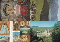 Einsiedeln Monastry Kloster Interior 4x Swiss Religious Postcard s