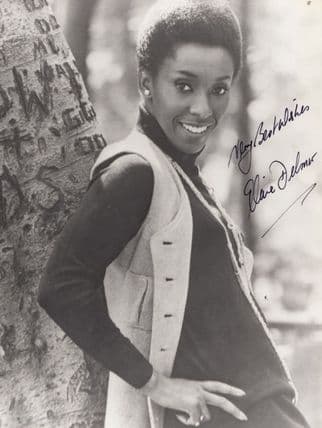 Elaine Delmar Jazz Singer Giant 10x8 Hand Signed Photo