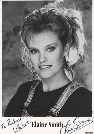 Elaine Smith Neighbours Hand Signed Photo