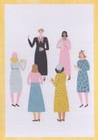 Eleanor Roosevelt Womens Rights 1933 First Lady Painting Postcard