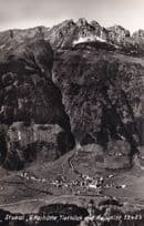 Elferhutte Tiefblick Neustiff Stubai Real Photo Austria Postcard